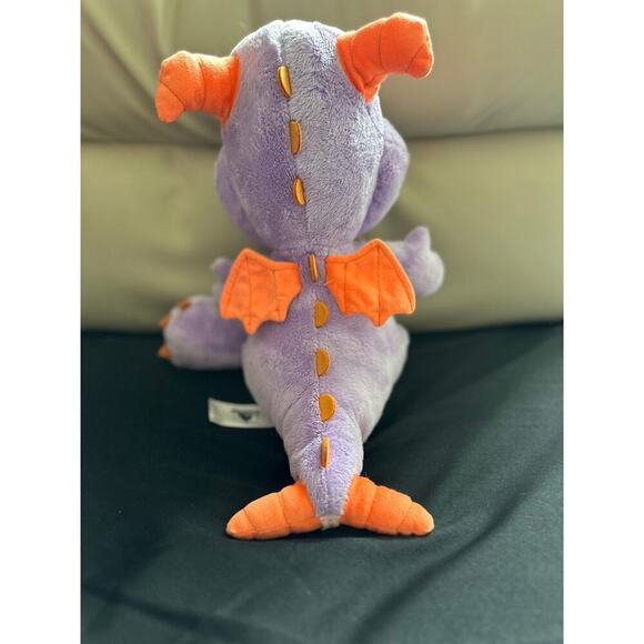 Disney Parks Figment Big Feet Plush Purple Dragon 10 1/2'' Doll - Picture 7 of 7